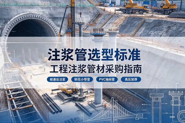 平昌注浆管选型标准