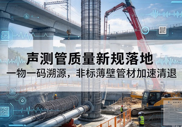 平昌声测管质量新规落地，一物一码溯源，非标薄壁管材加速清退